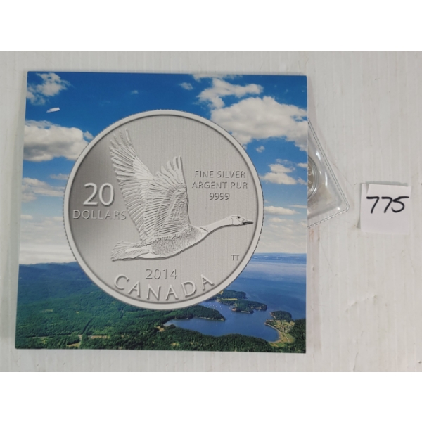 2014 RCM $20 SILVER COIN - SUMMERTIME