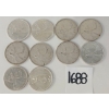 Image 1 : LOT OF 10 - 1962-1968 CDN 25 CENT SILVER COINS