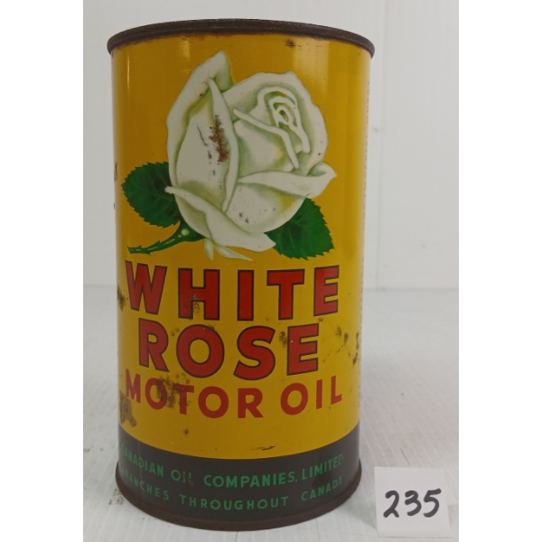 WHITE ROSE MOTOR OIL QT CAN