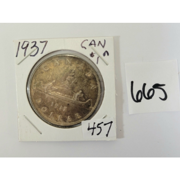 1937 CDN SILVER DOLLAR