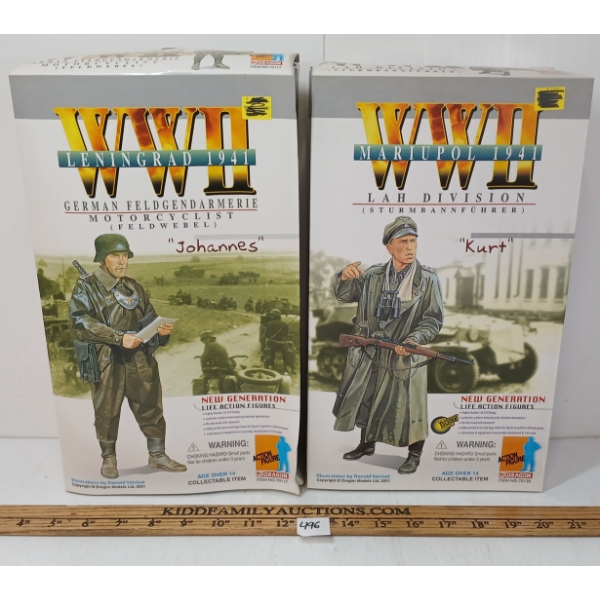 LOT OF 2 - DRAGON WWII MODELS - INCL 1941 MARIUPOL "KURT" & LENINGRAD "JOHANNES"