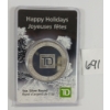 TD 1 OZ SILVER ROUND - HAPPY HOLIDAYS
