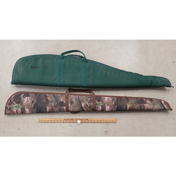 LOT OF 2 - LONG SOFT GUN CASES - INCL GUNMATE