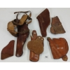 Image 5 : LOT OF 6 - LEATHER HANDGUN HOLSTERS - ALESSI, HEISER DENVER & BIANCH