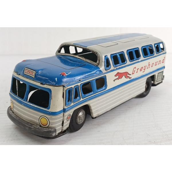 TIN FRICTION GREYHOUND BUS