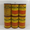 Image 1 : LOT OF 6 - SHALER RISTLONE MOTOR OIL QT CANS