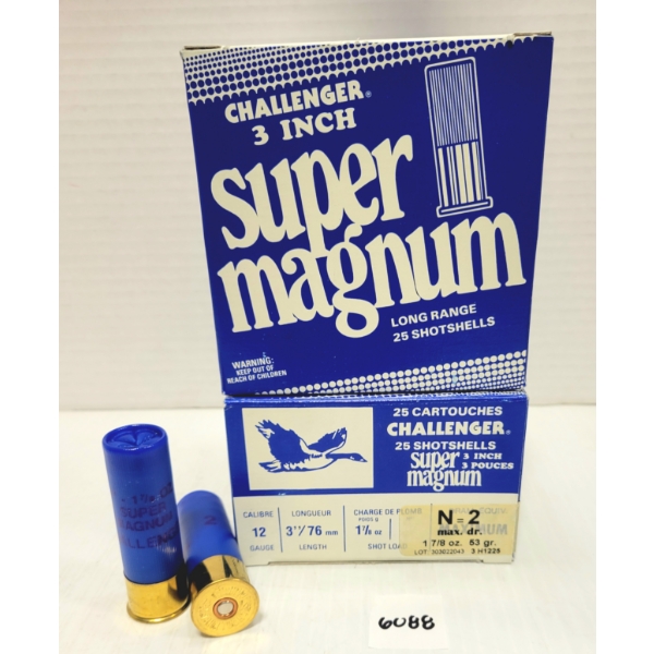 AMMO: 50X CHALLENGER 12 GA 3 IN NO 2