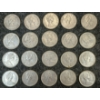Image 2 : LOT OF 20 - 1968 CDN 25 CENT COINS 
