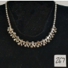 Image 2 : SHERMAN BLUE TONE RHINESTONE NECKLACE