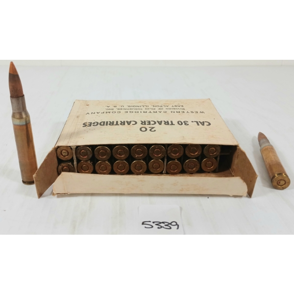 AMMO: 20X WESTERN .30 TRACER