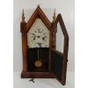 Image 3 : P.M. STEEPLE SHELF CLOCK