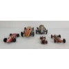 Image 3 : LOT OF 5 - TIN & CAST RACECARS - INCL FRICTION