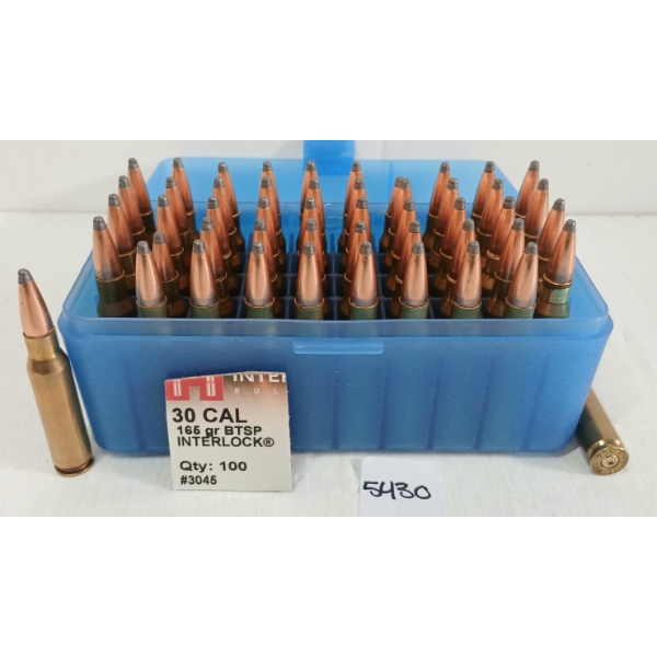AMMO: 50X MIXED .308 WIN - 165GR - BTSP - RELOADS 