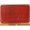 Image 2 : "THIS FARM USES INTERNATIONAL HARVESTER TRACTORS" - SINGLE SIDED METAL SIGN