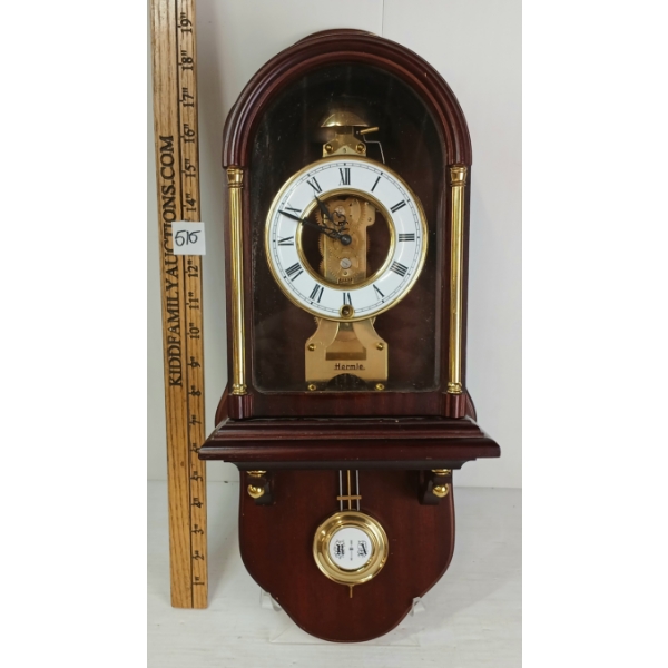 HERMLE WALL MOUNT CLOCK W/ PENDULUM