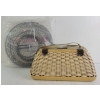 Image 2 : LOT OF 2 - EAGLE CLAW WIRE BASKET & FISHING CREEL