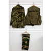 Image 3 : LOT OF 3 - ARMY CAMO COMBAT SHIRT, TROUSERS & TACTICAL VEST