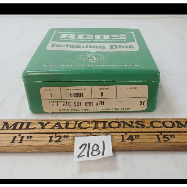 RCBS 6MM REM F L DIE SET