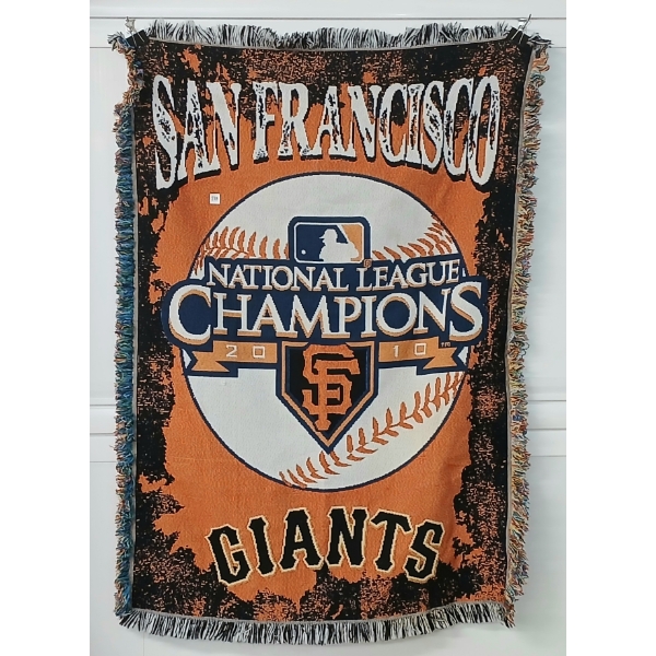 SAN FRANCISCO GIANTS THROW BLANKET