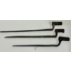 Image 2 : LOT OF 3 - TRIANGULAR SOCKET STYLE BAYONETS