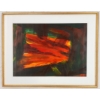 Image 1 : "SUNBURST" BY LUELLA THOMSON (1934 - 2025) - FRAMED MIXED MEDIA ON BOARD