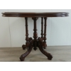 Image 4 : OVAL PARLOR TABLE - MAHOGANY - C. VICTORIAN ERA