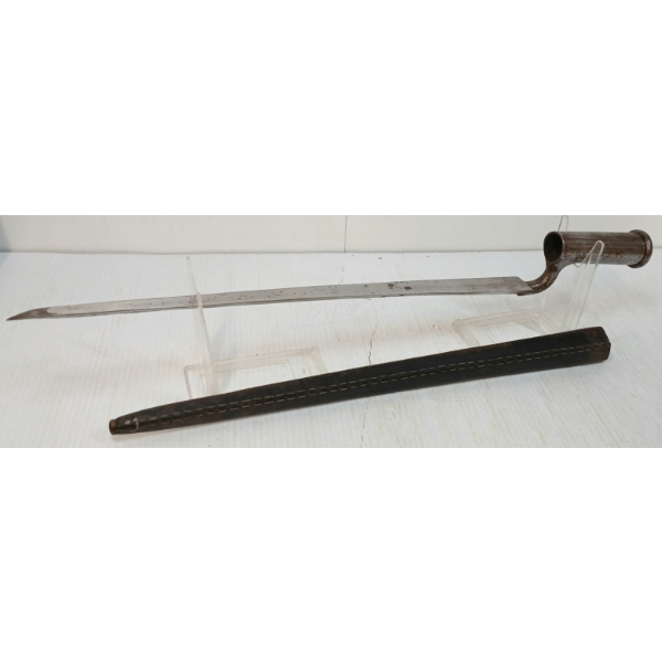 BROWN BESS SOCKET BAYONET W/ SCABBARD