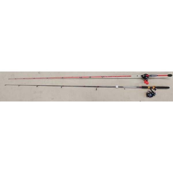 LOT OF 2 - DAIWA & ABU-GARCIA FISHING RODS
