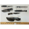Image 2 : LOT OF 3 - KNIVES W/ SHEATHS