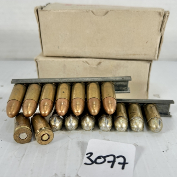 AMMO: 76X 9 MM - FMJ & LRN - ON CLIPS