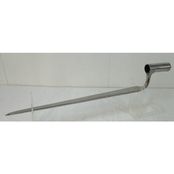 MISC SOCKET BAYONET W/ LEATHER SCABBARD