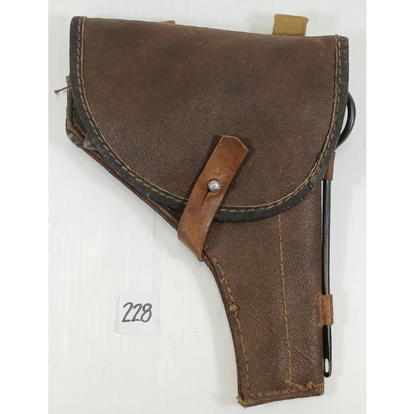 WWI SOVIET RED ARMY NAGANT REVOLVER HOLSTER W/ CLEANING ROD