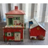 Image 7 : LOT OF 4 - TIN LITHO HOUSES
