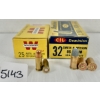 Image 1 : MIXED LOT: APPROX 25X .25 ACP & APPROX 30X LIVE, 20X BRASS .32 S&W