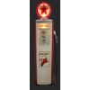 Image 2 : TOKHEIM GAS PUMP - TEXACO FIRE-CHIEF - 4 SIDED AD GLASS - LIGHT UP GLOBE 
