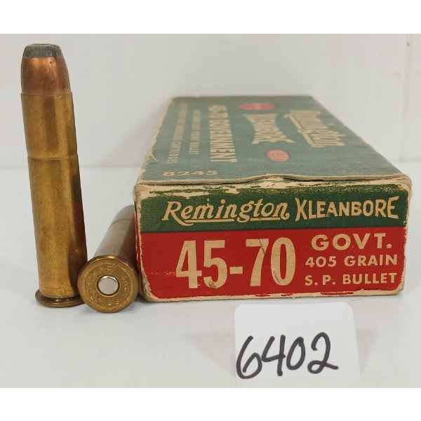 AMMO: 20X REMINGTON 45-70 GOVT. - 405 GR. SP