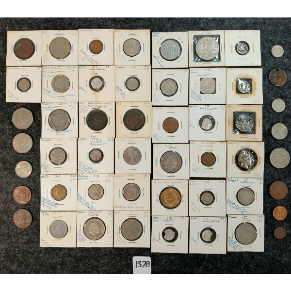 JOB LOT - WORLD COINS - NETHERLANDS, TRINIDAD, BAHAMAS, GREAT BRITAIN, ETC