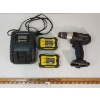 Image 1 : LOT OF 4 - KOBALT 18V COMPACT DRILL, CHARGER & BATTERIES