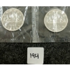 Image 1 :  LOT OF 2 - 1963 CDN SILVER DOLLARS - VOYAGEUR