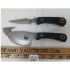 Image 3 : LOT OF 2 - KNIVES OF ALASKA 3PC LIGHT HUNTER COMBO SUREGRIP & HUNTER'S HATCHET W/ SHEATHS