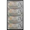 Image 4 : LOT OF 24 - 1973 CDN $1 BANKNOTES - INCL CONSECUTIVE