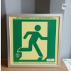 Image 2 : LOT OF 10 - GLOBRITE RUNNING MAN EXIT SIGNS