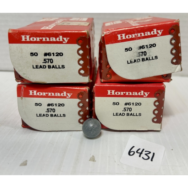 BULLETS: APPROX. 180X HORNADY .705 - LEAD BALLS 