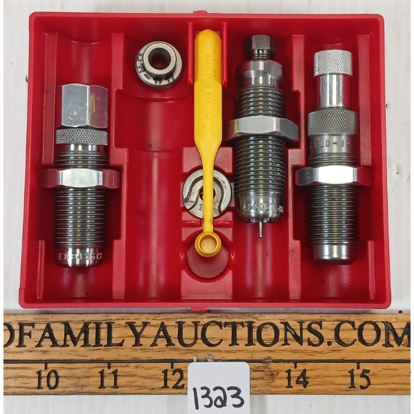 LEE PISTOL CARBIDE .45 S&W SCHOFIELD DIE SET & SHELL HOLDER