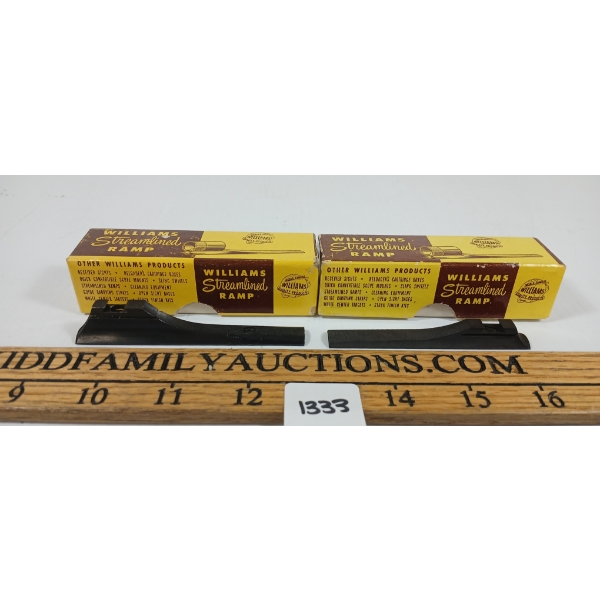 LOT OF 2 - WILLIAMS STREAMLINED RAMPS - 7/16 & 5/16