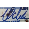 Image 4 : 1991 UDC NHL TORONTO MAPLE LEAFS WENDEL CLARK HOCKEY CARD & PUCK - AUTOGRAPHED
