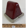 Image 9 : LOT OF 2 - PORCELAIN LIGHT SHADE & RED OVERHEAD LIGHT