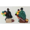 Image 4 : LOT OF 2 - 1954 ROYAL DOULTON "THE BALLOON MAN" & "THE OLD BALLOON SELLER" FIGURINES