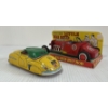 Image 2 : LOT OF 2 - MARX TIN FRICTION & WIND-UP CARS - INCL LITTLE BIG RED HOT ROD FRICTION CAR