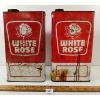 Image 1 : WHITE ROSE MOTOR OIL & TUNE CANS - 1 GAL